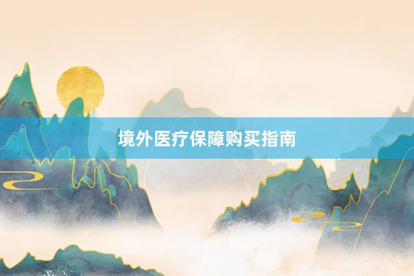 境外医疗保障购买指南